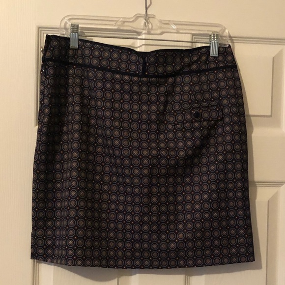 Navy patterned skort - Picture 4 of 8